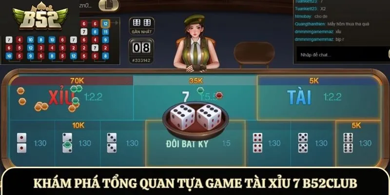 Khám phá tổng quan tựa game Tài Xỉu 7 B52Club